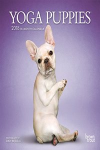 2018 Yoga Puppies Mini Wall Calendar
