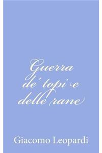 Guerra de' topi e delle rane