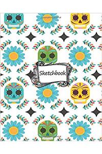 Sketchbook Day of the Dead Pattern