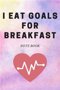 I eat Goals for Breakfast