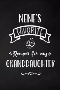 Nene's Favorite, Recipes for My Granddaughter