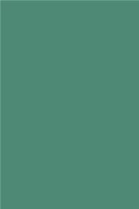 Dot Grid Sea Green colored Bullet Journal