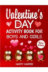 Valentine's Day Activity Book For Boys and Girls