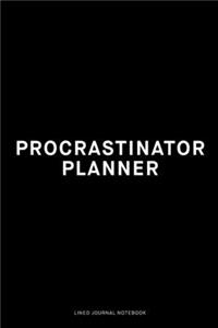 Procrastinator Planner