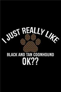 I Just Really Like Black and Tan Coonhound Ok?