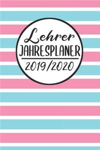 Lehrer Jahresplaner 2019 / 2020