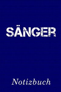 Sänger Notizbuch