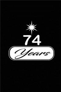 74 years