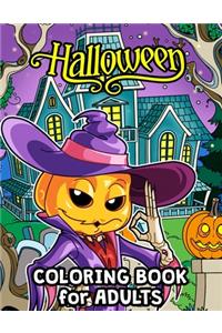 Halloween Coloring Book for Adults