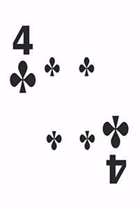 Four Of Clubs Notebook