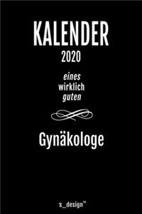 Kalender 2020 für Gynäkologen / Gynäkologe / Gynäkologin