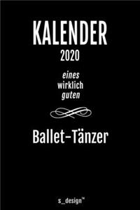 Kalender 2020 für Ballet-Tänzer