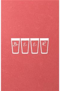 Beer A5 Lined Notebook