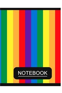 Rainbow Cover Unlined Notebook