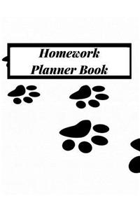 Homework Planner Book