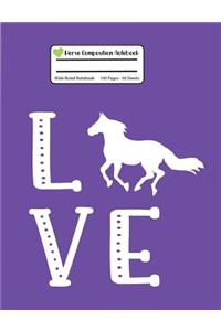 Horse Composition Notebook