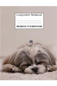 Composition Notebook Wide Ruled 8.5