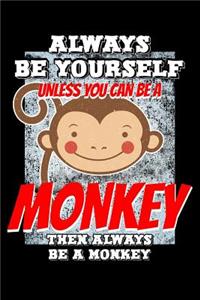 Always Be Yourself Unless You Can Be a Monkey Then Always Be a Monkey