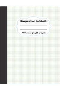 Composition Notebook 1/4 Inch Graph Paper