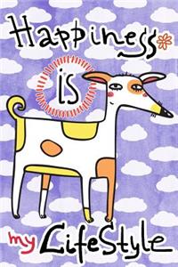 Bullet Journal Notebook for Dog Lovers, Happiness Is My Lifestyle Spotted Dog 3