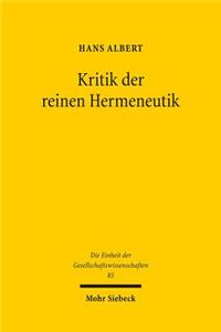 Kritik Der Reinen Hermeneutik