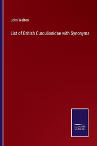 List of British Curculionidae with Synonyma