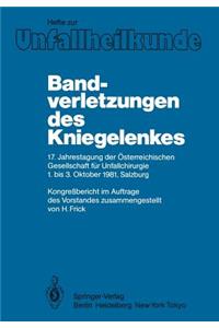 Bandverletzungen Des Kniegelenkes