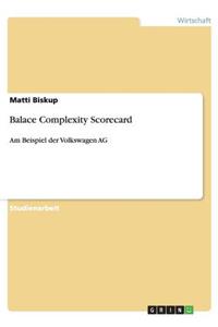 Balace Complexity Scorecard