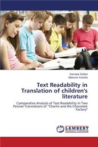 Text Readability in Translation of children's literature