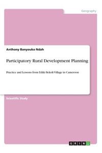 Participatory Rural Development Planning