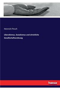 Liberalismus, Sozialismus und christliche Gesellschaftsordnung