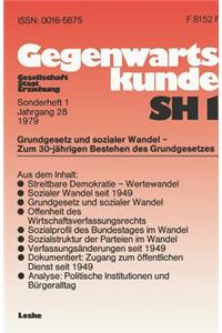 Grundgesetz Und Sozialer Wandel -- Zum 30. Jahrestag Der Verfassung Der Bundesrepublik Deutschland