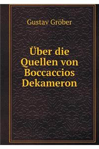 Über die Quellen von Boccaccios Dekameron