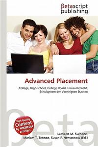 Advanced Placement
