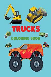 Trucks Coloring Book