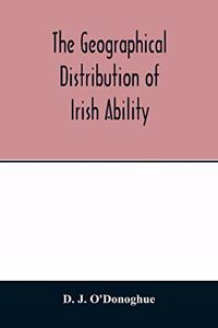 geographical distribution of Irish ability