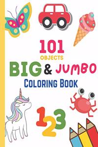 101 Objects Big & JUMBO Coloring Book