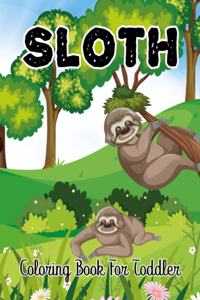 Sloth Coloring Book for Toddler