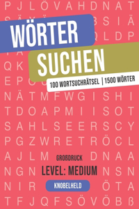 Wörter suchen - 100 Wortsuchrätsel Großdruck - Level