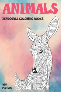 Zendoodle Coloring Books Big Picture - Animals