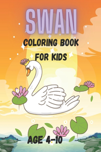 Swan Coloring Book For KIds