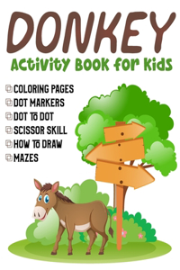 Donkey Activity Book for kids