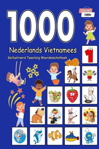 1000 Nederlands Vietnamees Geïllustreerd Tweetalig Woordenschatboek (Zwart-Wit Editie)