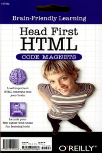 Head First HTML Code Magnets: Brain Friendly Learning