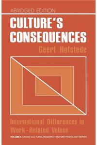 Culture&#8242;s Consequences: International Differences in Work-Related Values