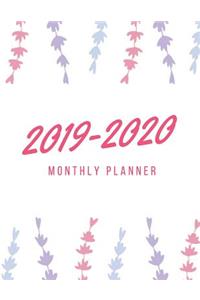 2019-2020 Monthly Planner