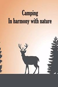Camping In harmony with nature