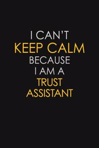 I Can't Keep Calm Because I Am A Trust Assistant