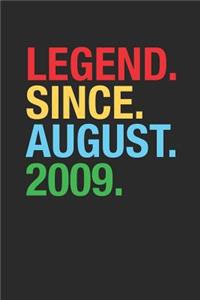 Legend Since August 2009