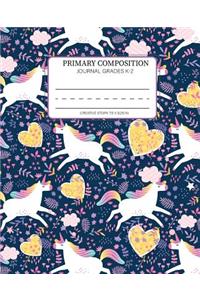 Primary Composition journal grades k-2 creative story 7.5 x 9.25 in